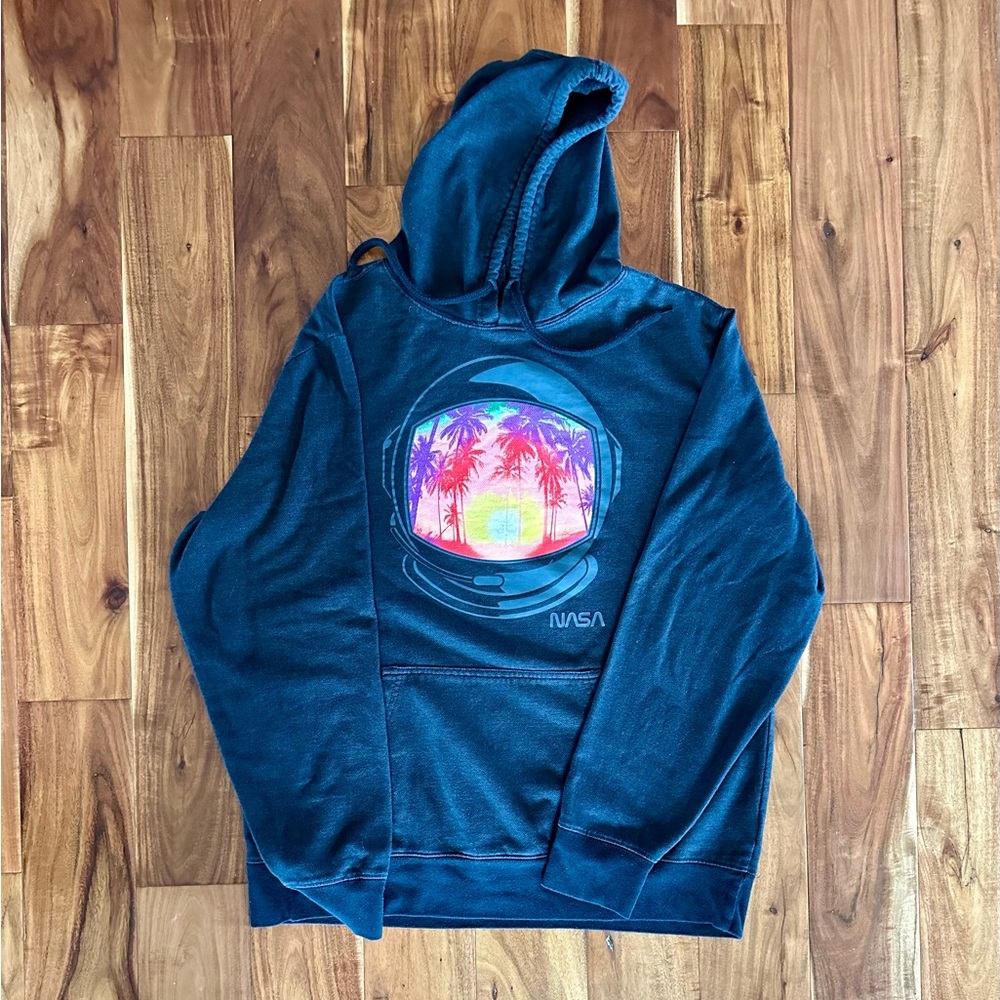 NASA branded Reflection Space Helmet Hoodie